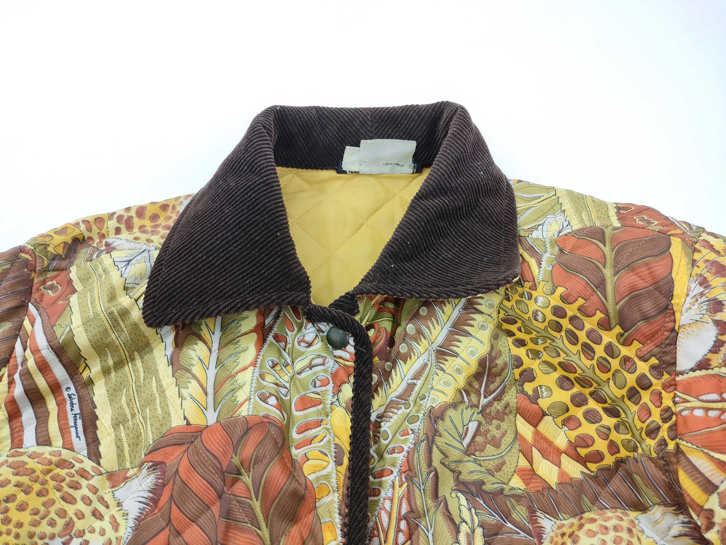Salvatore Ferragamo Animal Print Quilted Coat