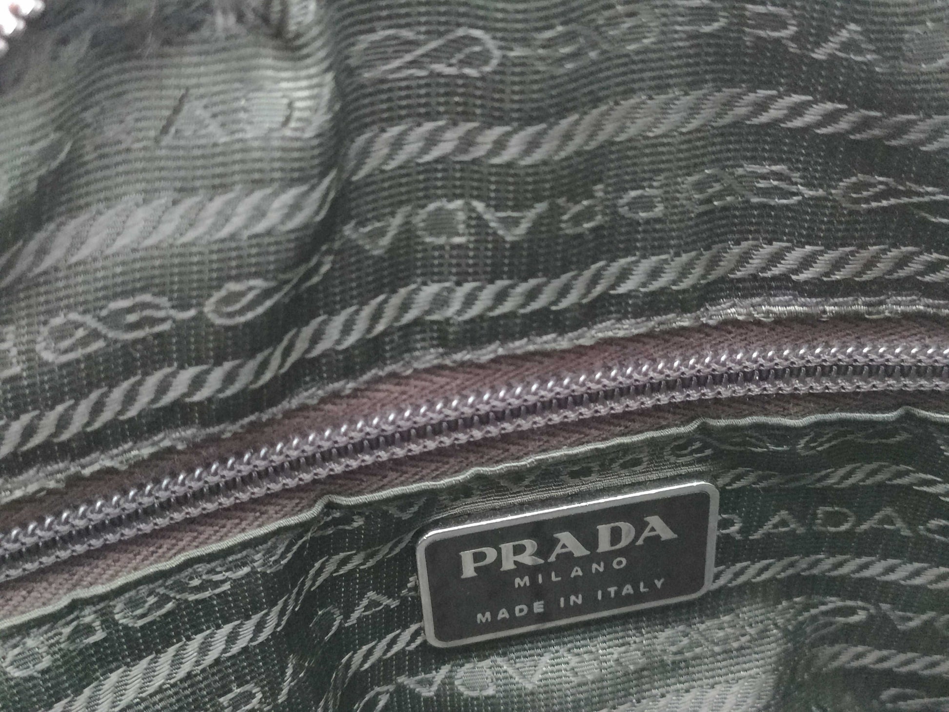 PRADA Punching Hand Mini Boston Handbag