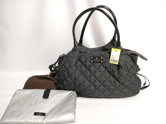 Kate Spade Quilted Tote Bag Black Tote Bag