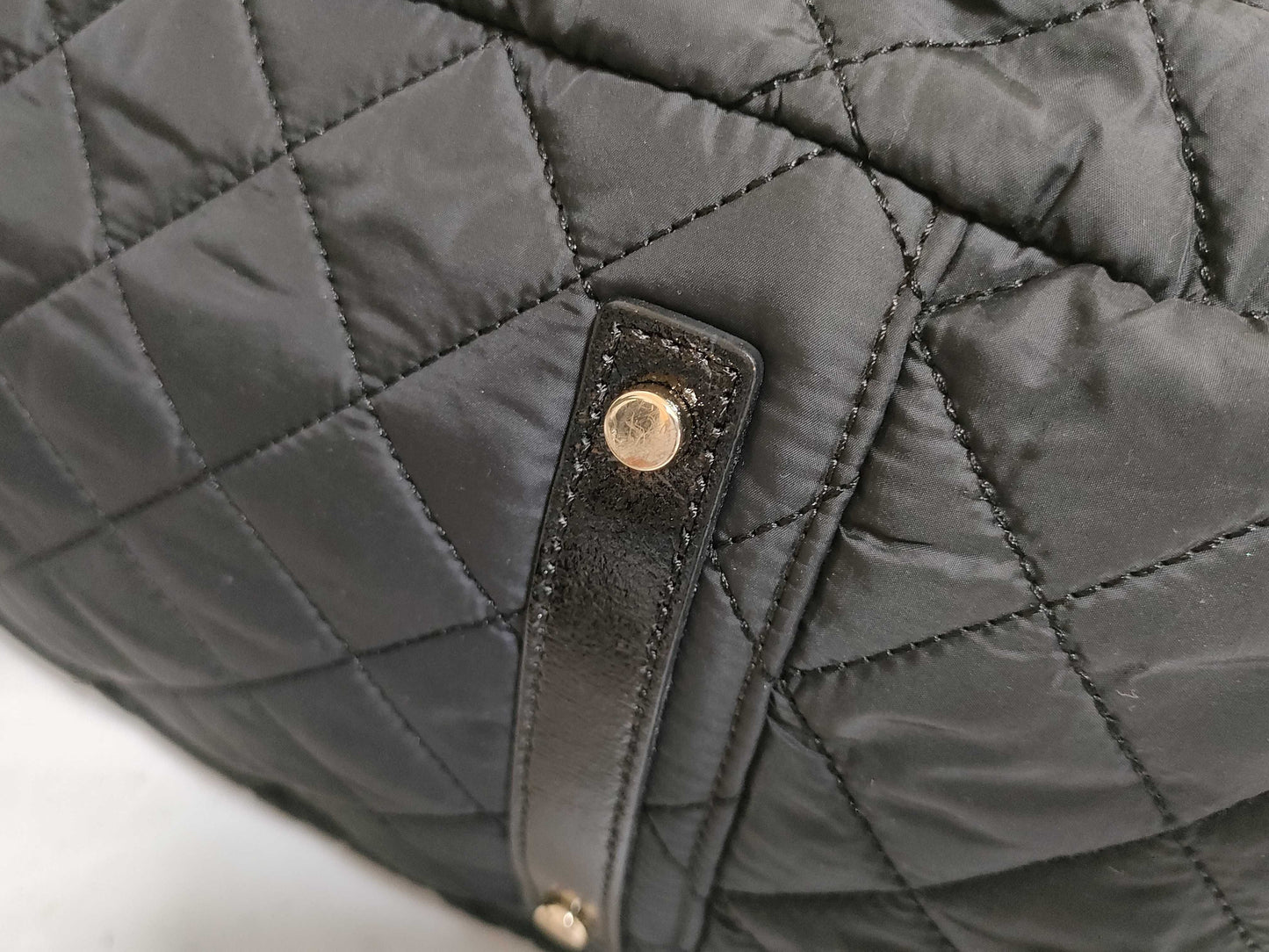 Kate Spade Quilted Tote Bag Black Tote Bag