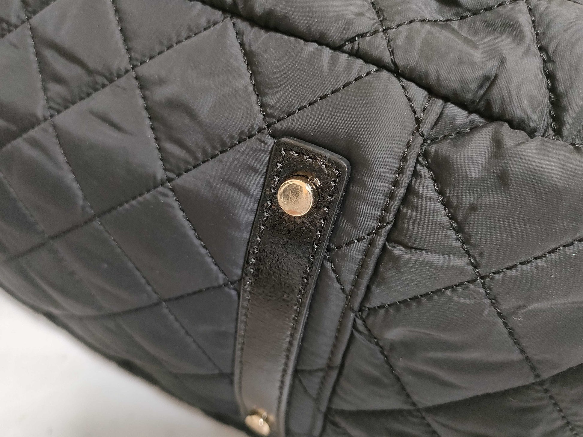 Kate Spade Quilted Tote Bag Black Tote Bag
