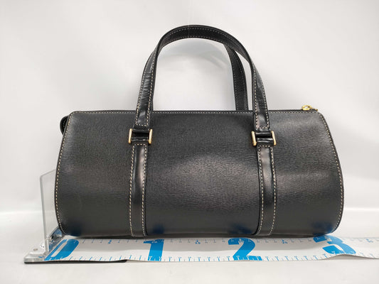 BURBERRY Cylindrical Leather Bag Handbag