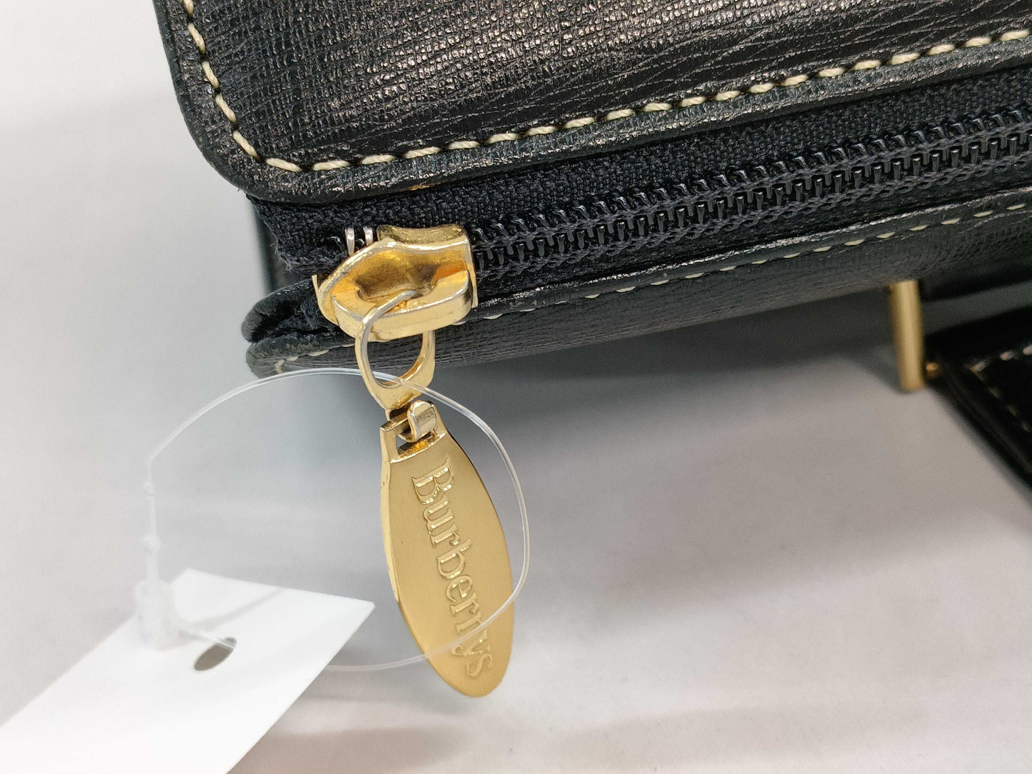 BURBERRY Cylindrical Leather Bag Handbag
