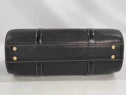 BURBERRY Cylindrical Leather Bag Handbag