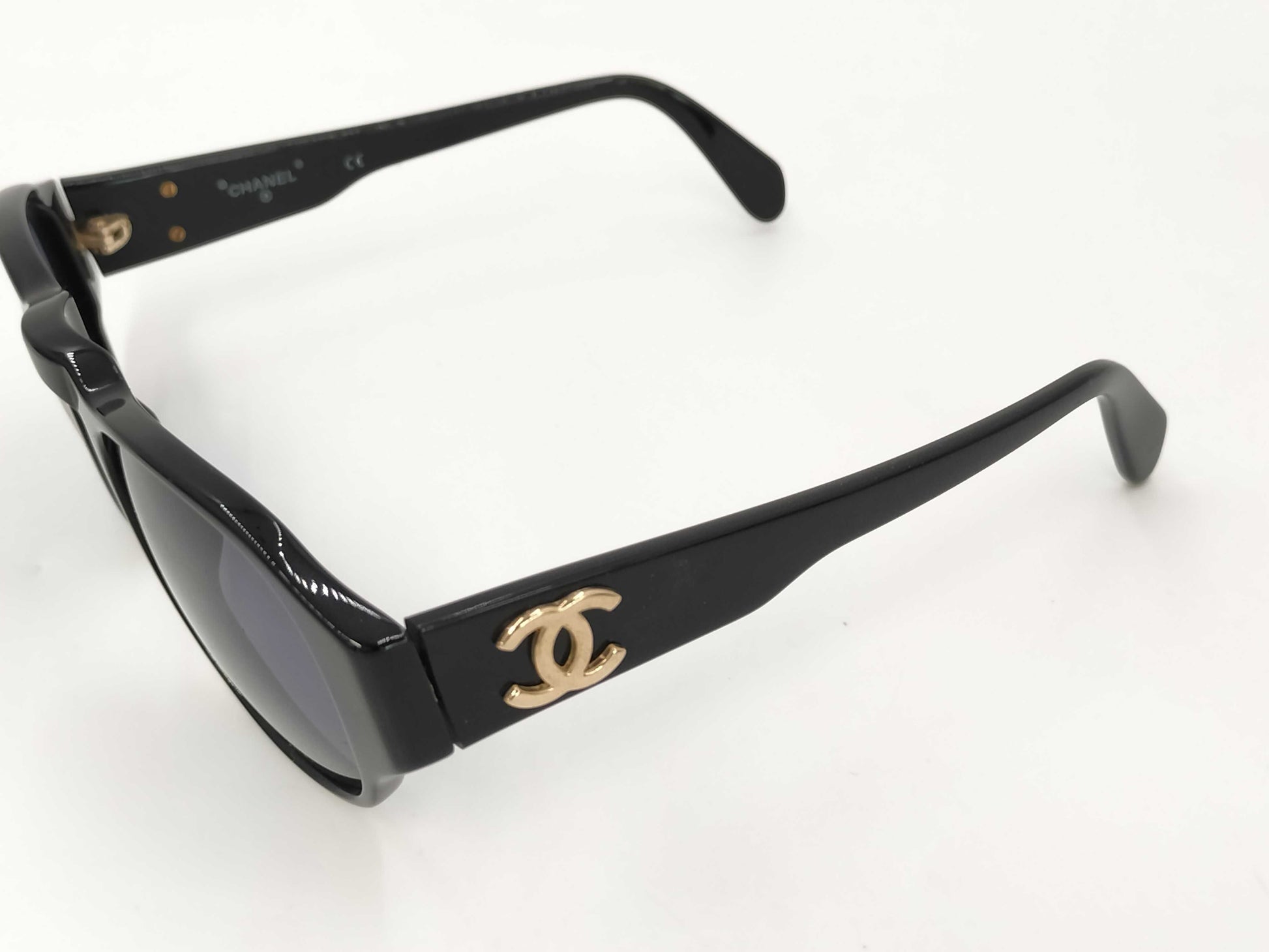 CHANEL 01452 94305 Coco Mark Black Sunglasses Sunglasses and Glasses