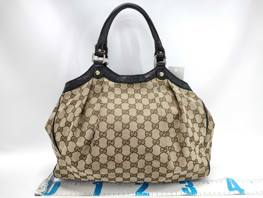 GUCCI GG Canvas 211944 200047 Handbag