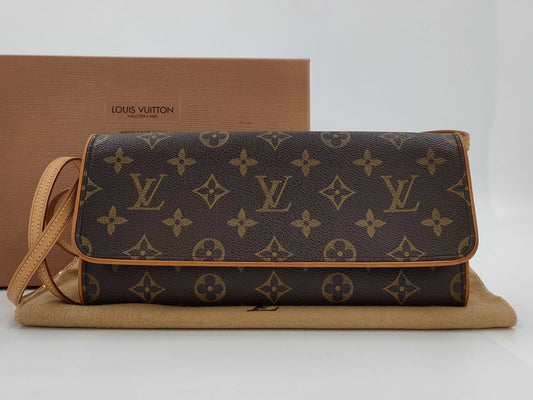 LOUIS VUITTON Monogram M51852 Pochette Twin GM Shoulder Bag