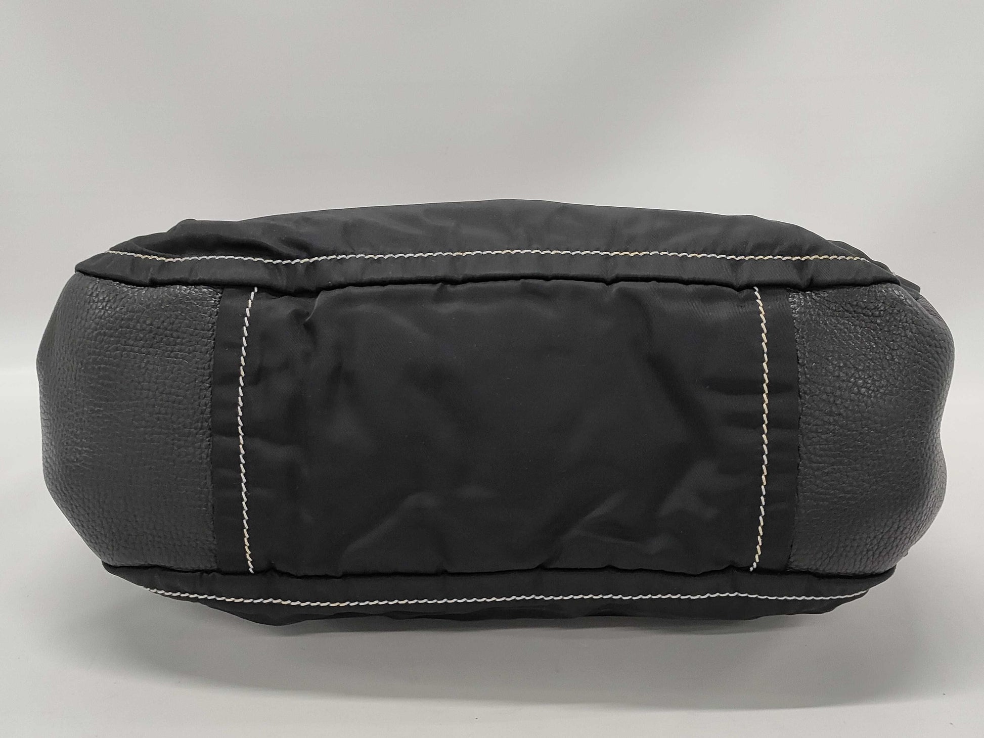 PRADA nylon and leather one-shoulder shoulder bag