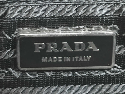 PRADA nylon and leather one-shoulder shoulder bag
