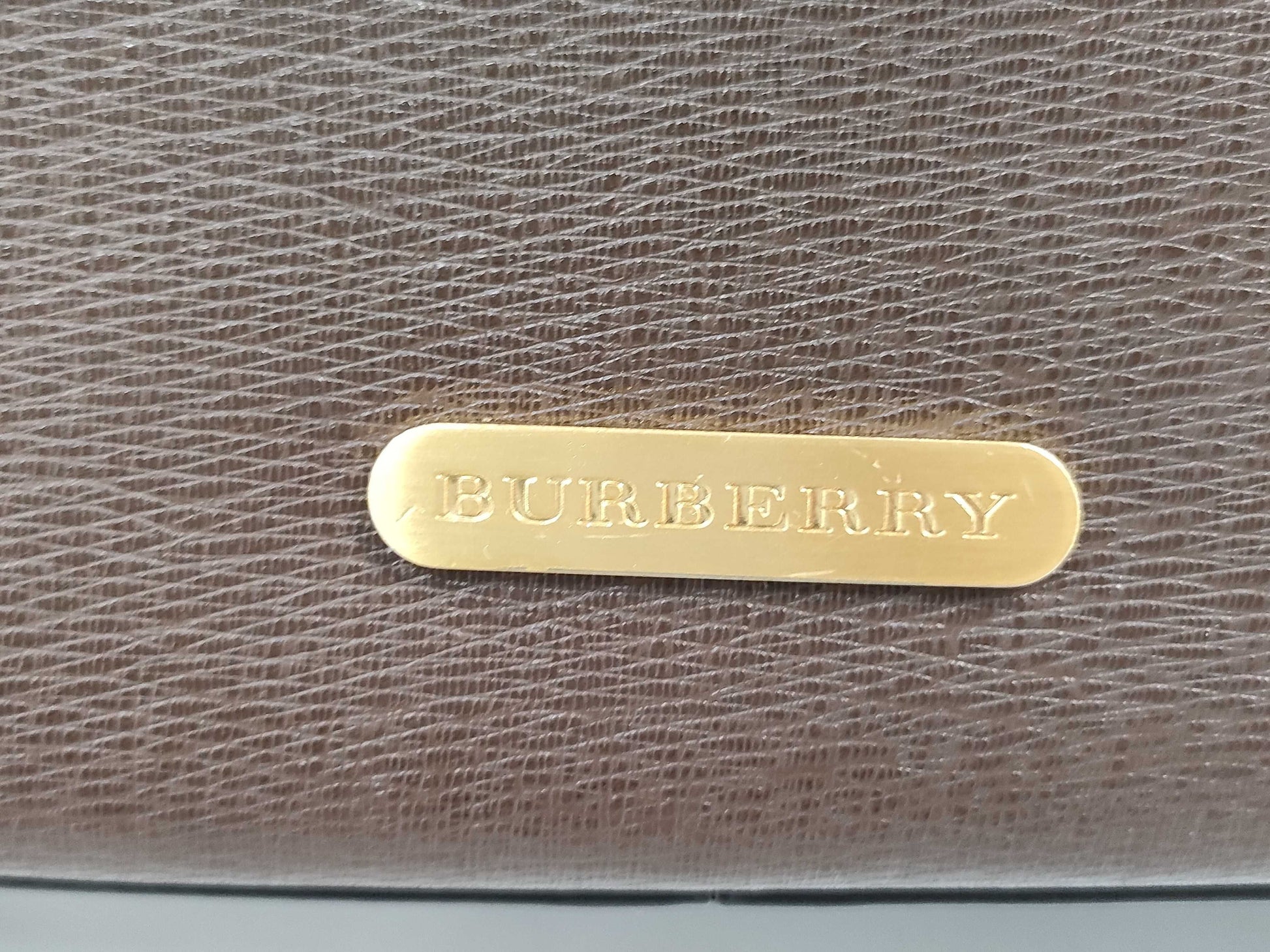 BURBERRY Leather One-Shoulder Shoulder Bag
