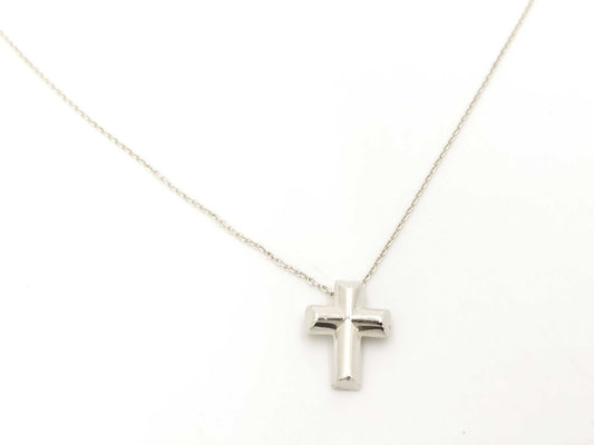 Tiffany & Co. Tenderness Heart Cross Necklace 3.9g Necklace