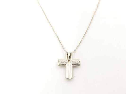 Tiffany & Co. Tenderness Heart Cross Necklace 3.9g Necklace