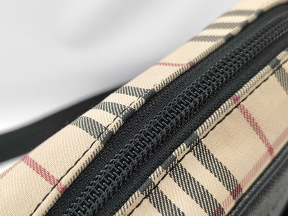 BURBERRY Check Shoulder Bag