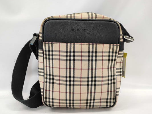 BURBERRY Check Shoulder Bag