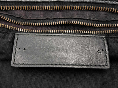 BALENCIAGA The Giant City 115748 1000 Handbag with missing plate