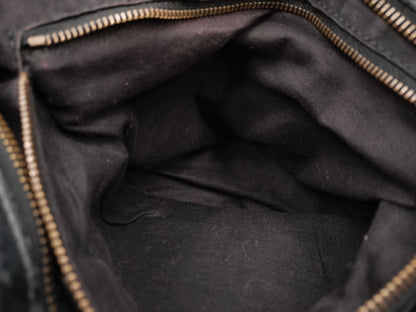 BALENCIAGA The Giant City 115748 1000 Handbag with missing plate