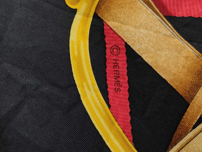 HERMES Carré 90 Crano Manege "Great Training Technique" Scarf Scarf