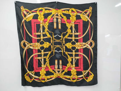 HERMES Carré 90 Crano Manege "Great Training Technique" Scarf Scarf