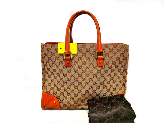 GUCCI GG Canvas GG Canvas GG Canvas GG Canvas 120897 Tote Bag Handbag