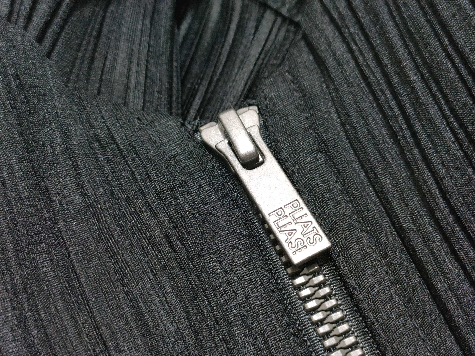 ISSEY MIYAKE Pleats Please Long Sleeve Black Jacket