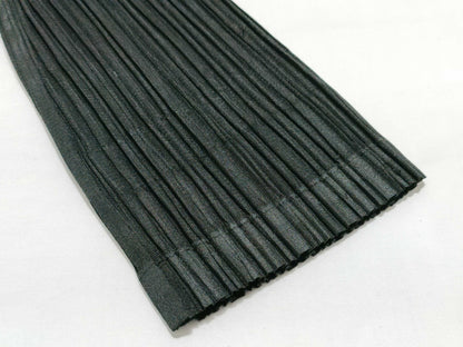ISSEY MIYAKE Pleats Please Long Sleeve Black Jacket