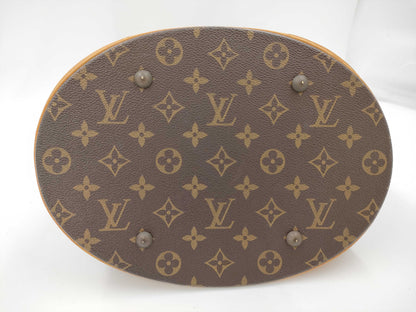 LOUIS VUITTON Monogram Bucket GM Shoulder Bag