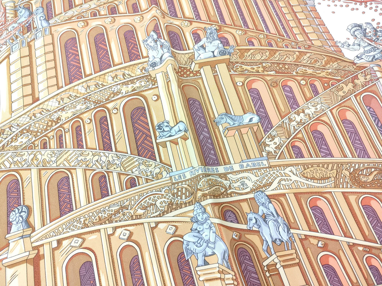 HERMES LES RIVIERES DE BABEL Scarf