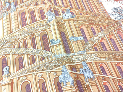 HERMES LES RIVIERES DE BABEL Scarf