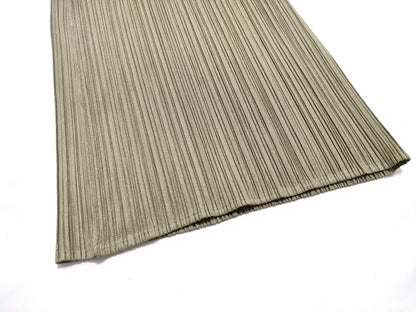 ISSEY MIYAKE Pleats Please Long Pants Khaki