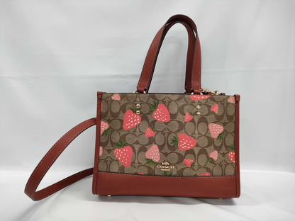 COACH Signature Strawberry 2-way Shoulder Bag M2277-CH325