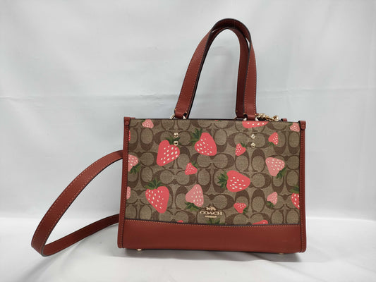 COACH Signature Strawberry 2-way Shoulder Bag M2277-CH325