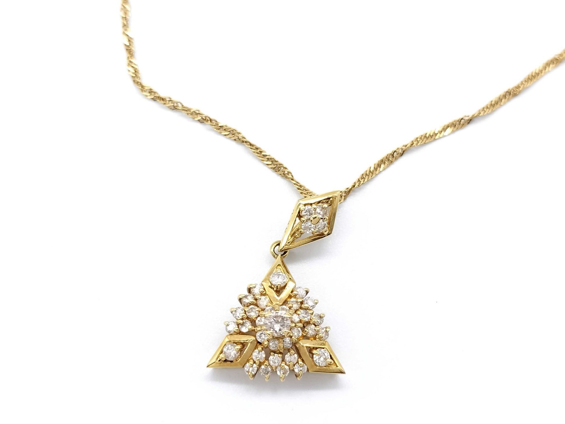 D0.30ct K18 2.7g Necklace 