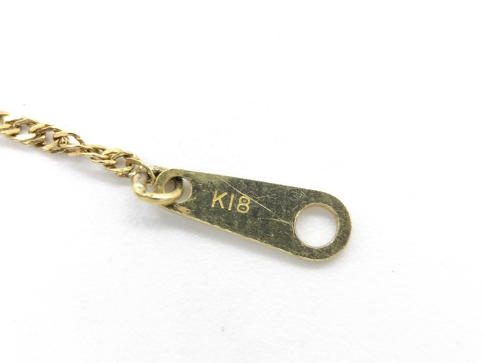 D0.30ct K18 2.7g Necklace 