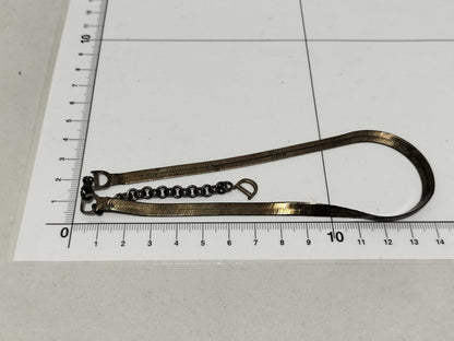 Dior 925 Dr. Logo Bracelet Necklace