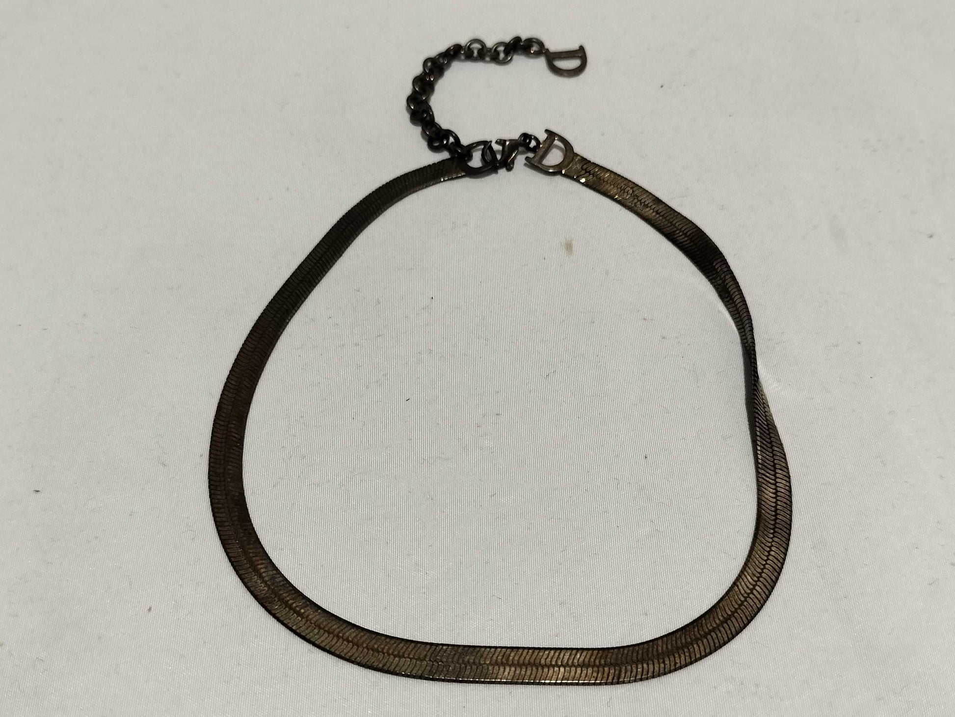 Dior 925 Dr. Logo Bracelet Necklace