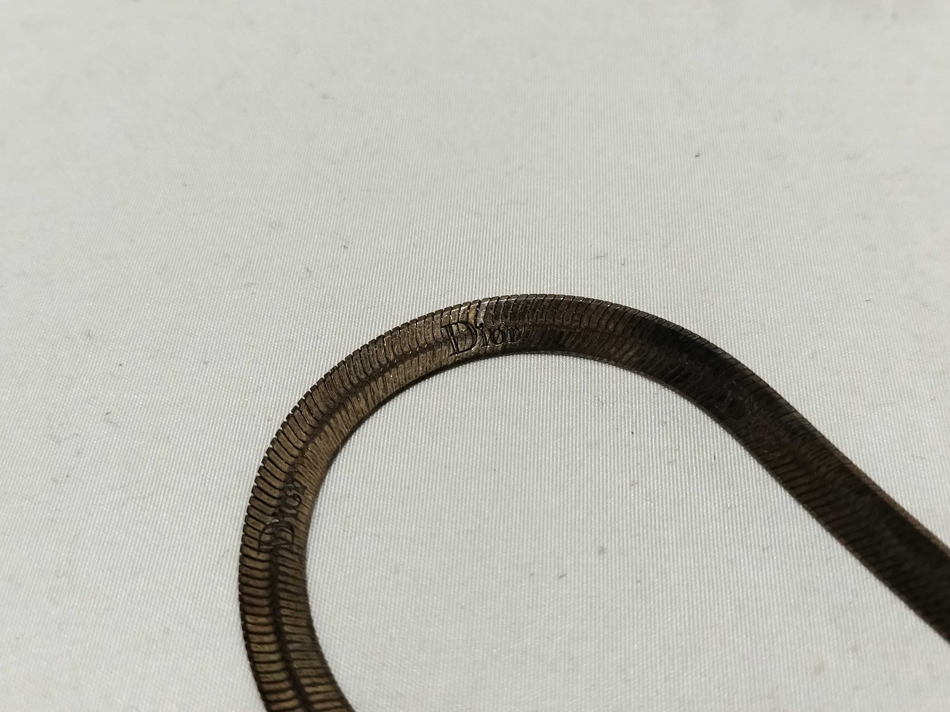 Dior 925 Dr. Logo Bracelet Necklace