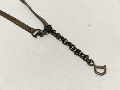 Dior 925 Dr. Logo Bracelet Necklace