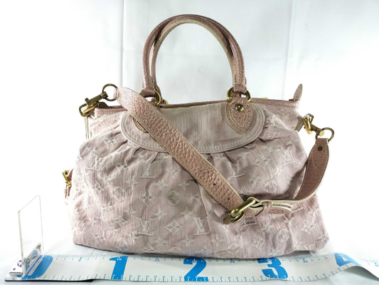 LOUIS VUITTON Monogram Denim Rose Neocavi MM Rose M95836 Tote Bag