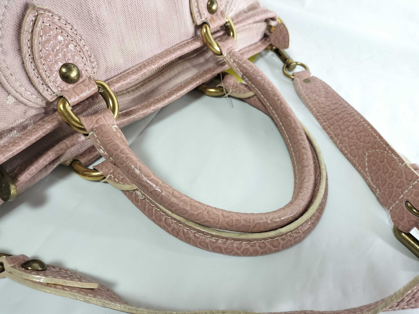 LOUIS VUITTON Monogram Denim Rose Neocavi MM Rose M95836 Tote Bag