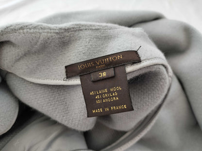 LOUIS VUITTON Fleece Top Gray Top