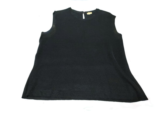 HERMES knit vest black vest