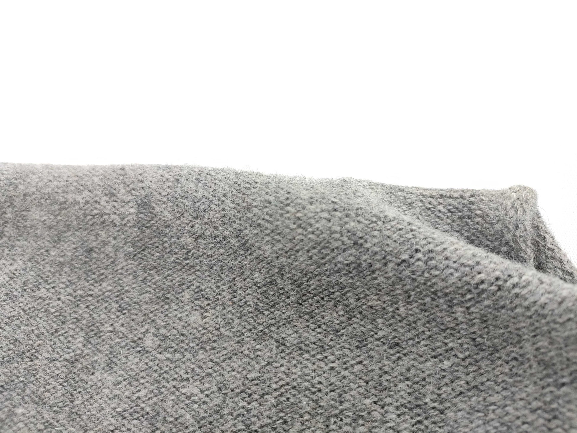 HERMES turtleneck sleeveless knit top, 100% cashmere, gray