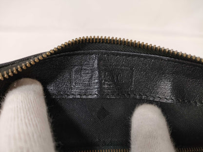 MCM Nylon x Leather Mini Boston Bag