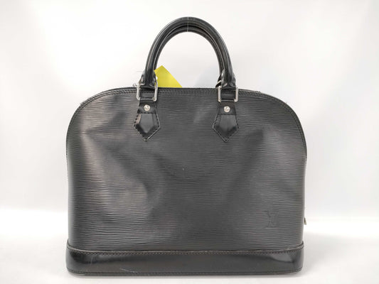 LOUIS VUITTON Epi Alma PM Boston Bag with Cracked Zipper Rail