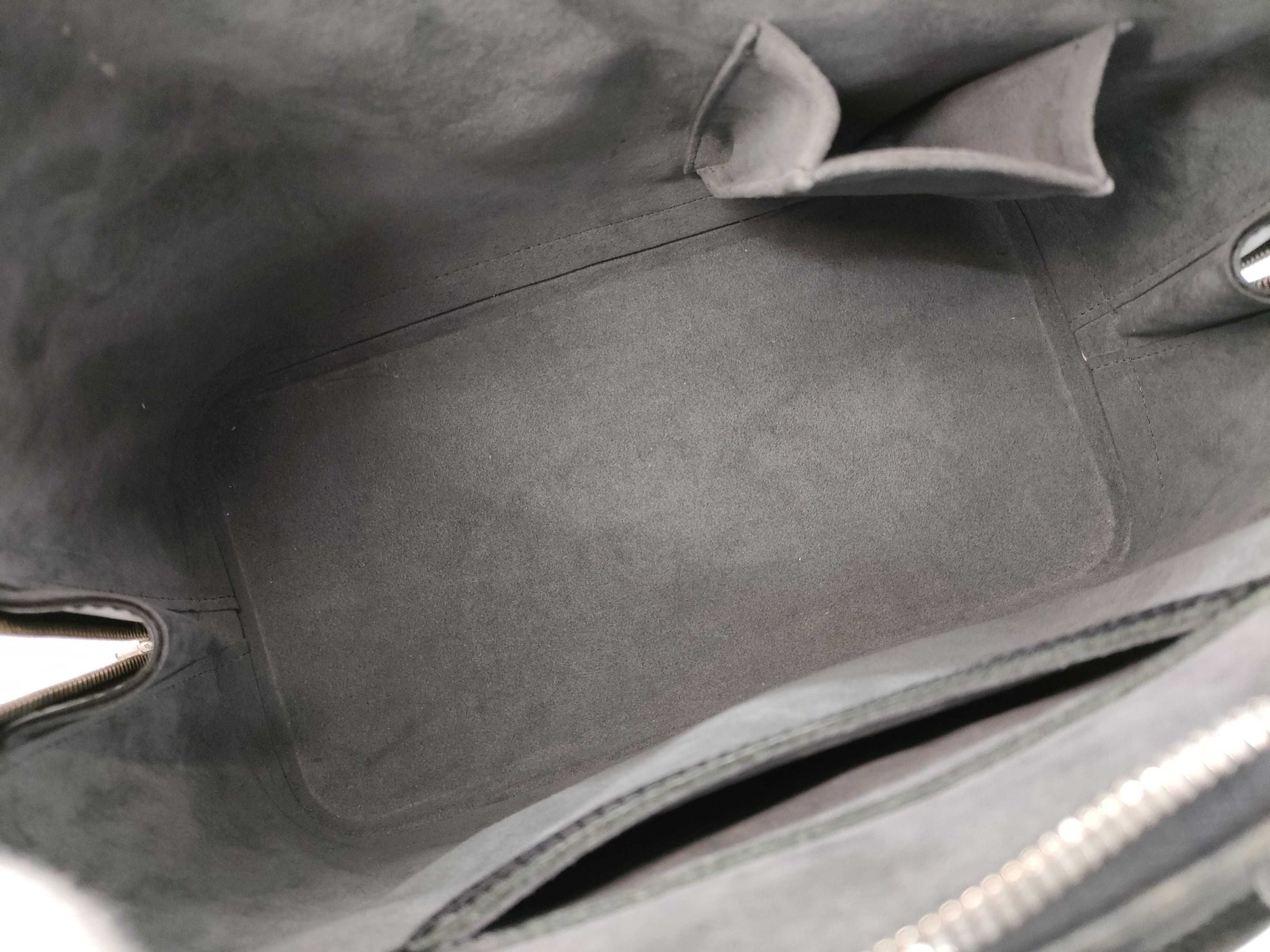 LOUIS VUITTON Epi Alma PM Boston Bag with Cracked Zipper Rail