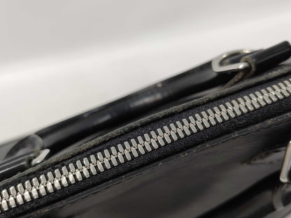 LOUIS VUITTON Epi Alma PM Boston Bag with Cracked Zipper Rail