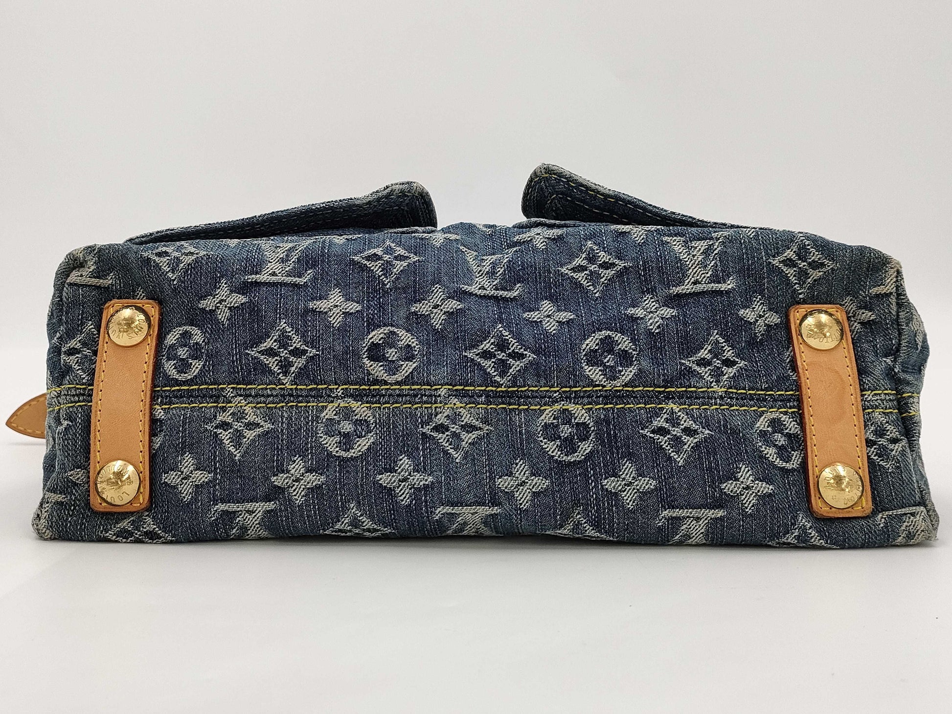 LOUIS VUITTON Monogram Denim Baggy PM Shoulder Bag