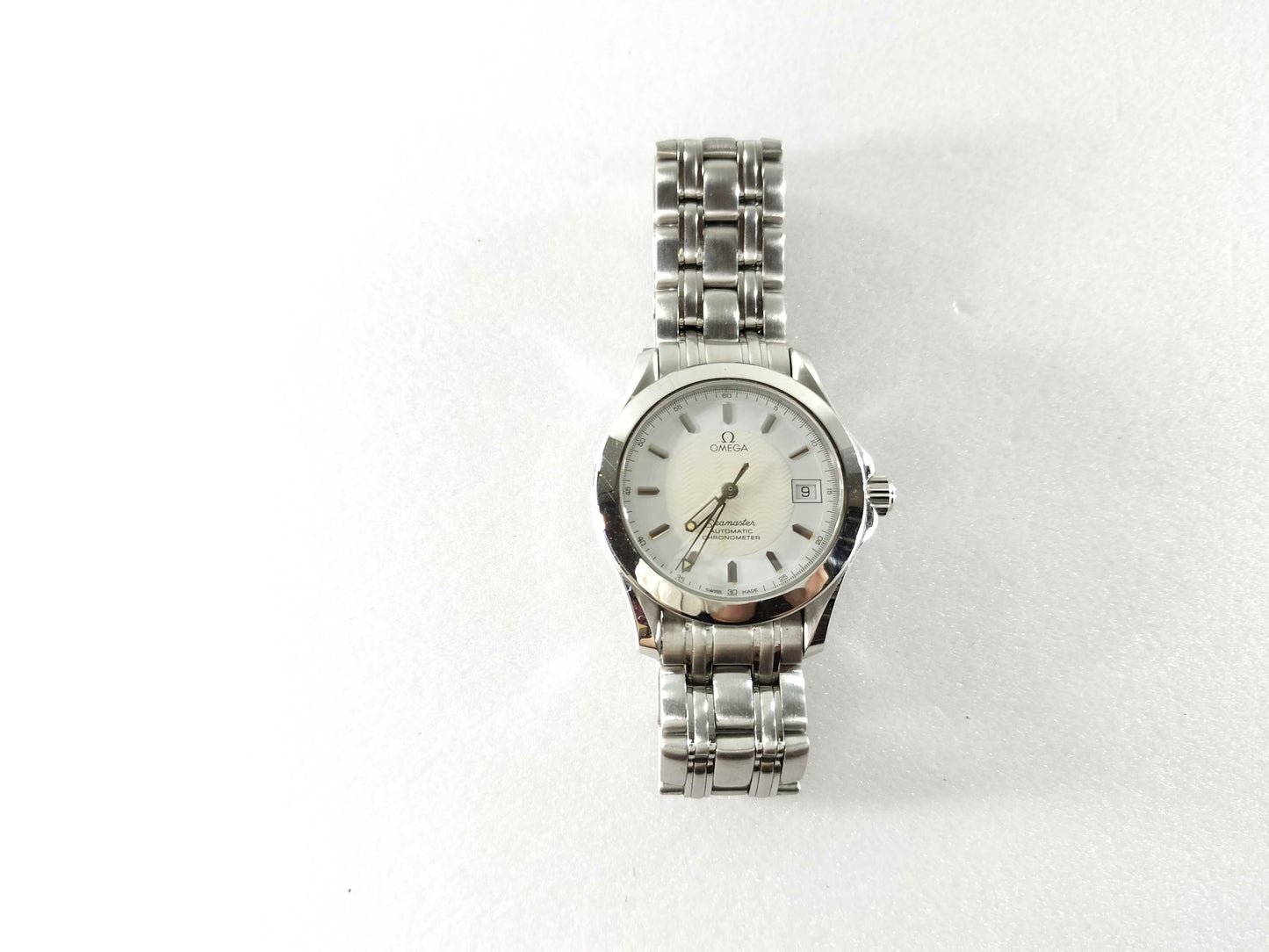 OMEGA Seamaster Men's Watch with Box and Crown