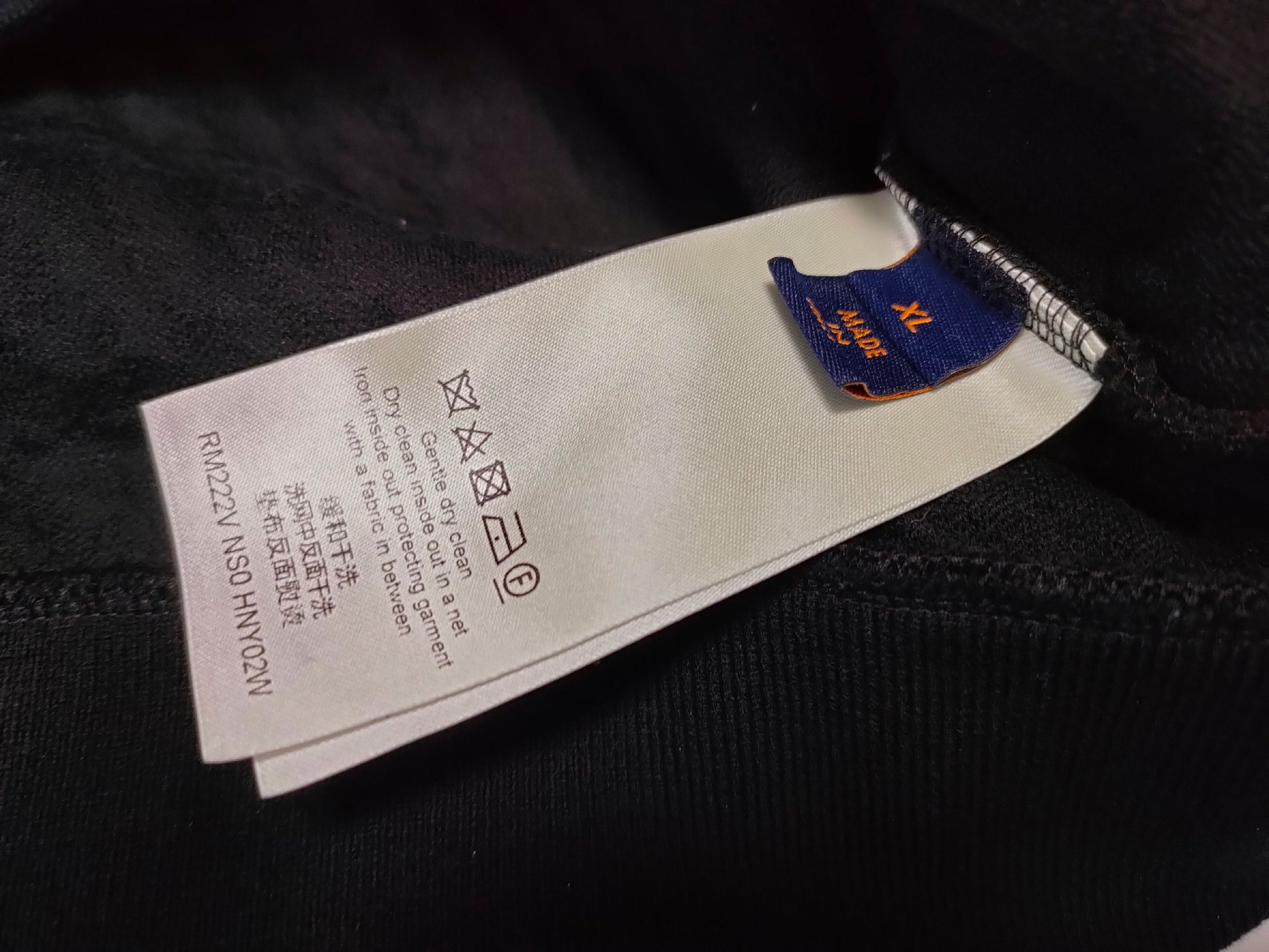 LOUIS VUITTON RM222V Logo Monogram Sweatshirt Top