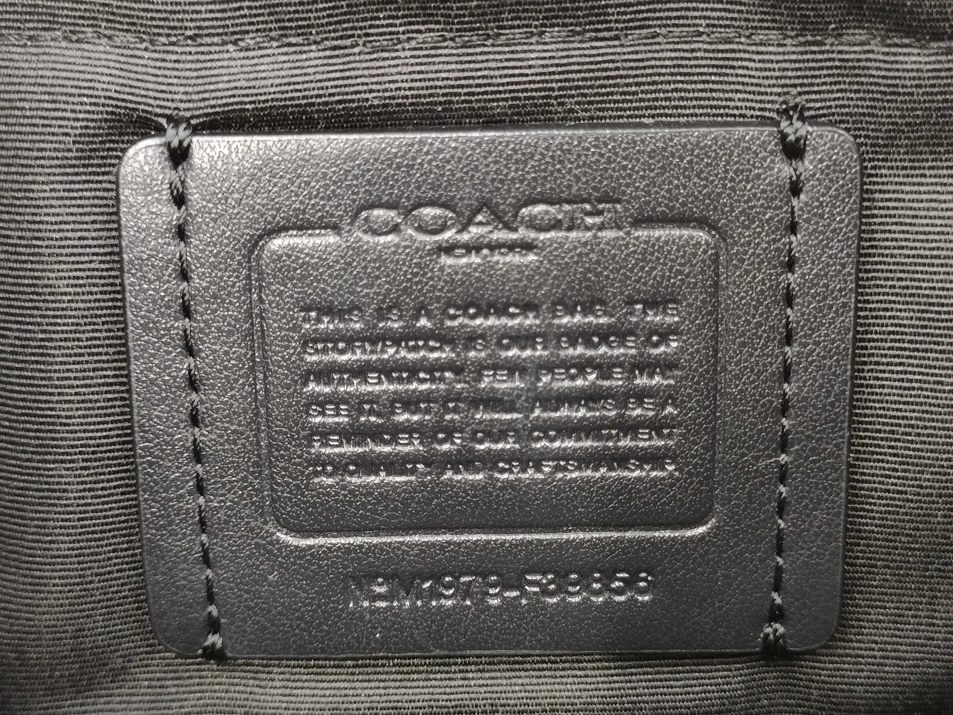 COACH F39856 Leather Shoulder Bag